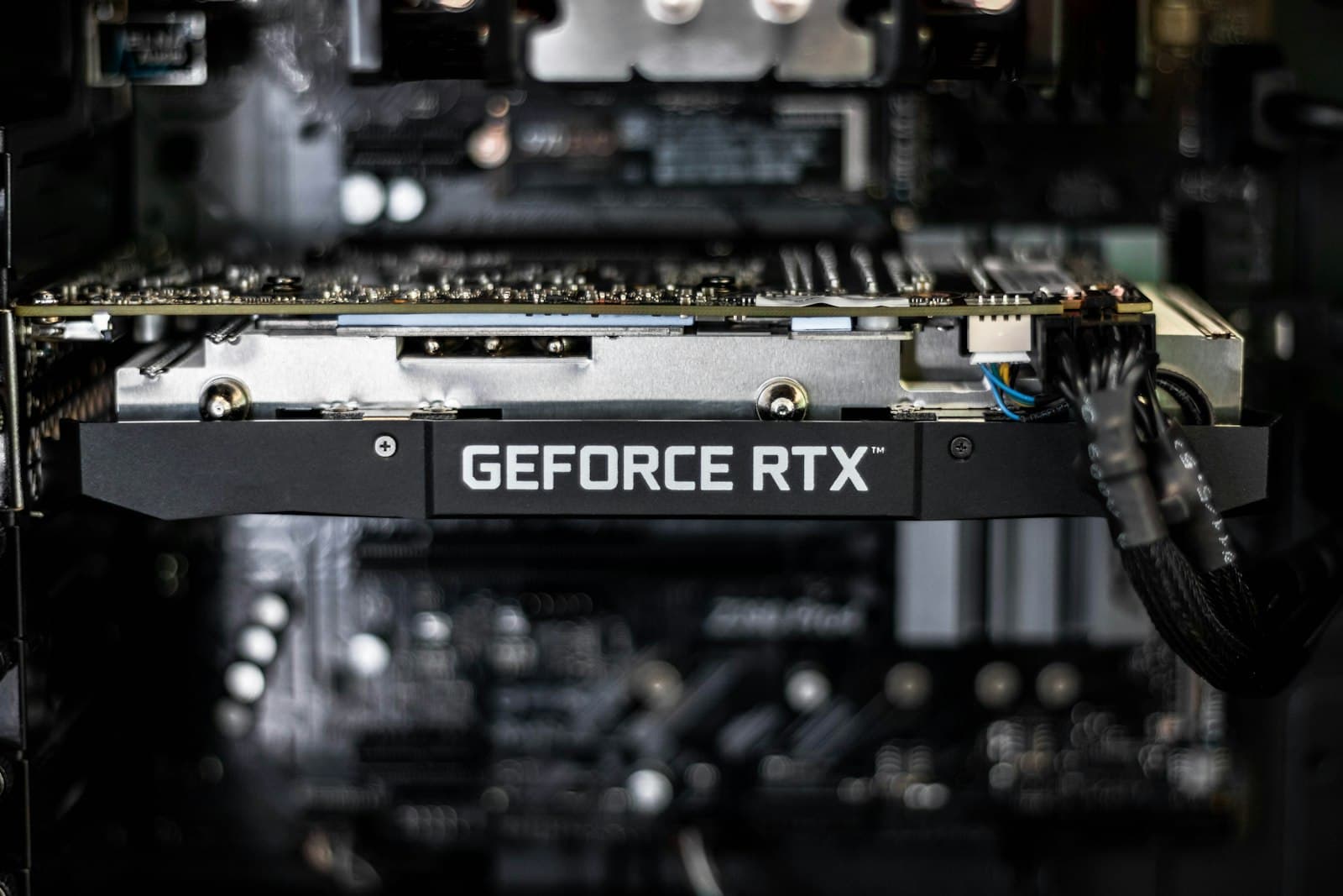 An NVIDIA GeForce RTX gaming graphics card — pairing the right CPU to your GPU tier prevents bottlenecks at your target resolution